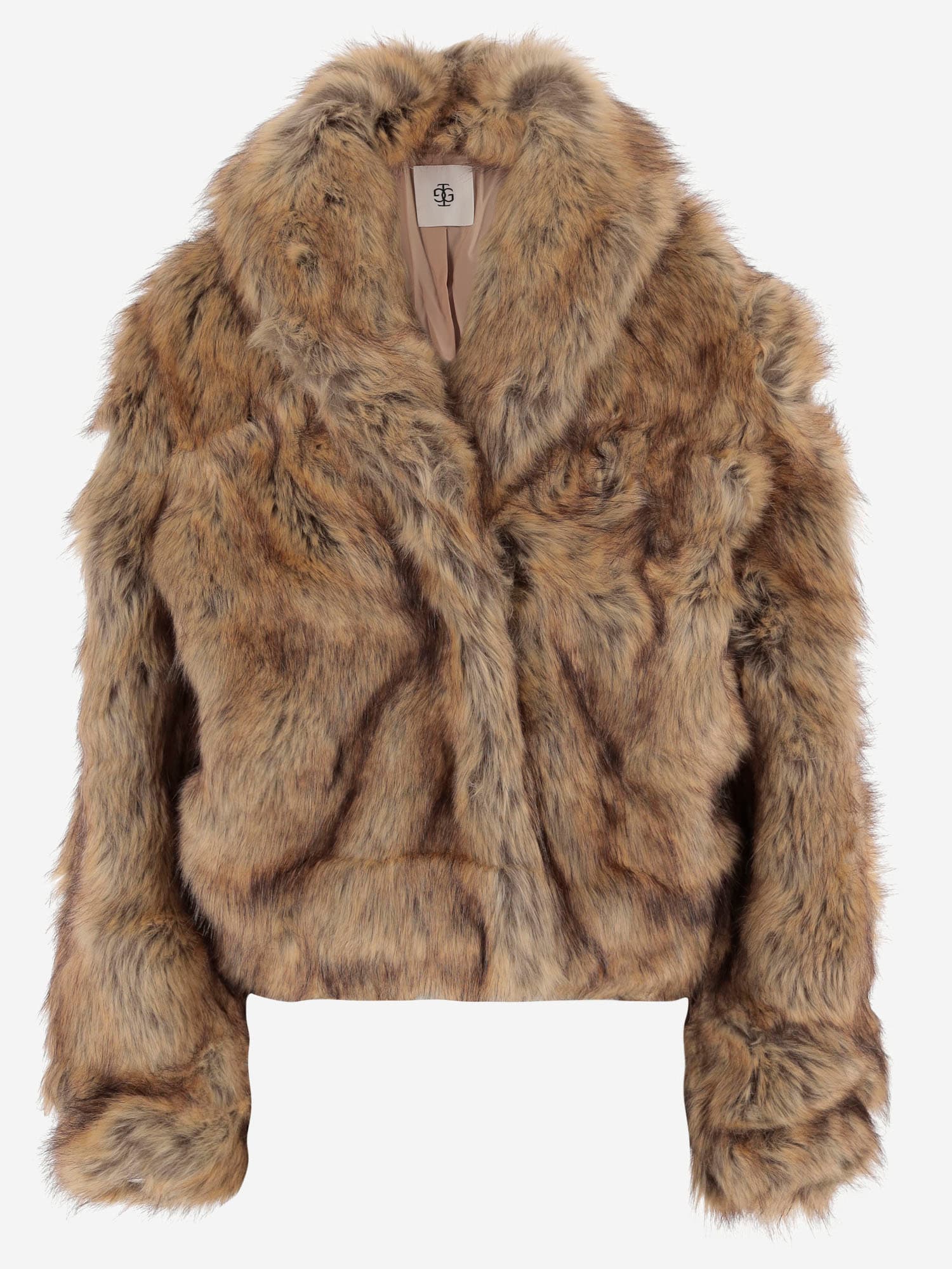 The Garment Damiy Coat In Faux Fur In Brown