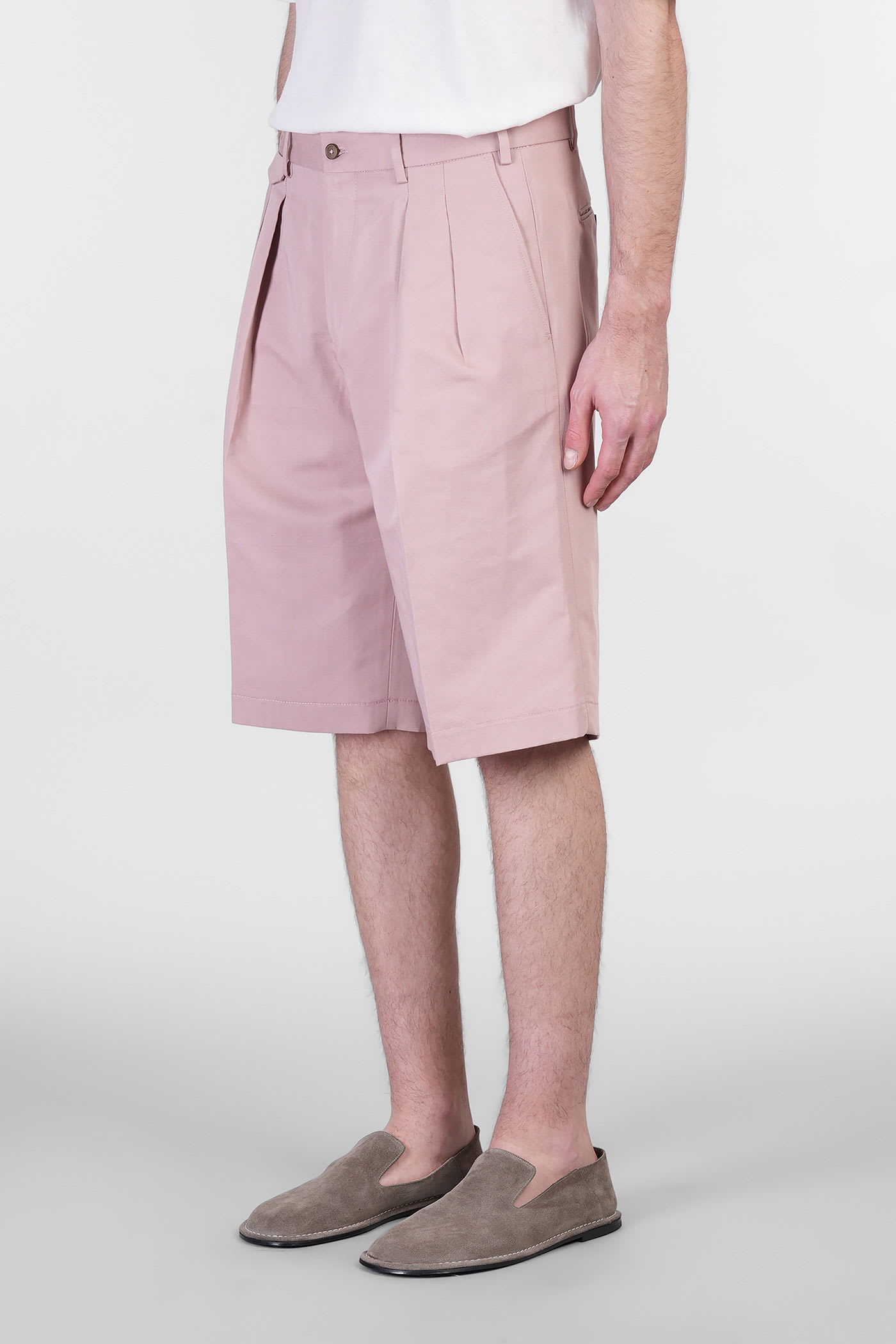 Briglia 1949 Bedfords Shorts In Rose-pink Cotton