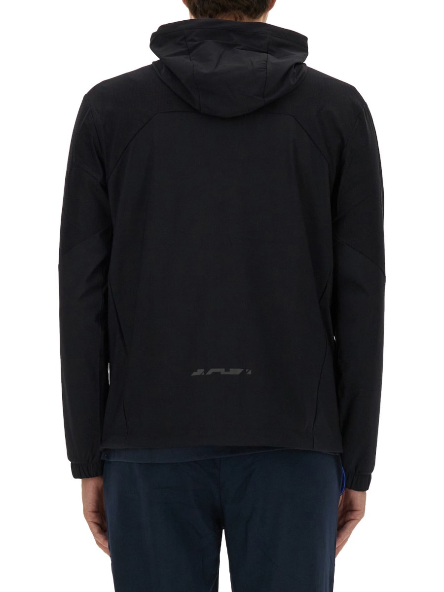 Shop Hugo Boss Technical Fabric Sweatshirt In Black