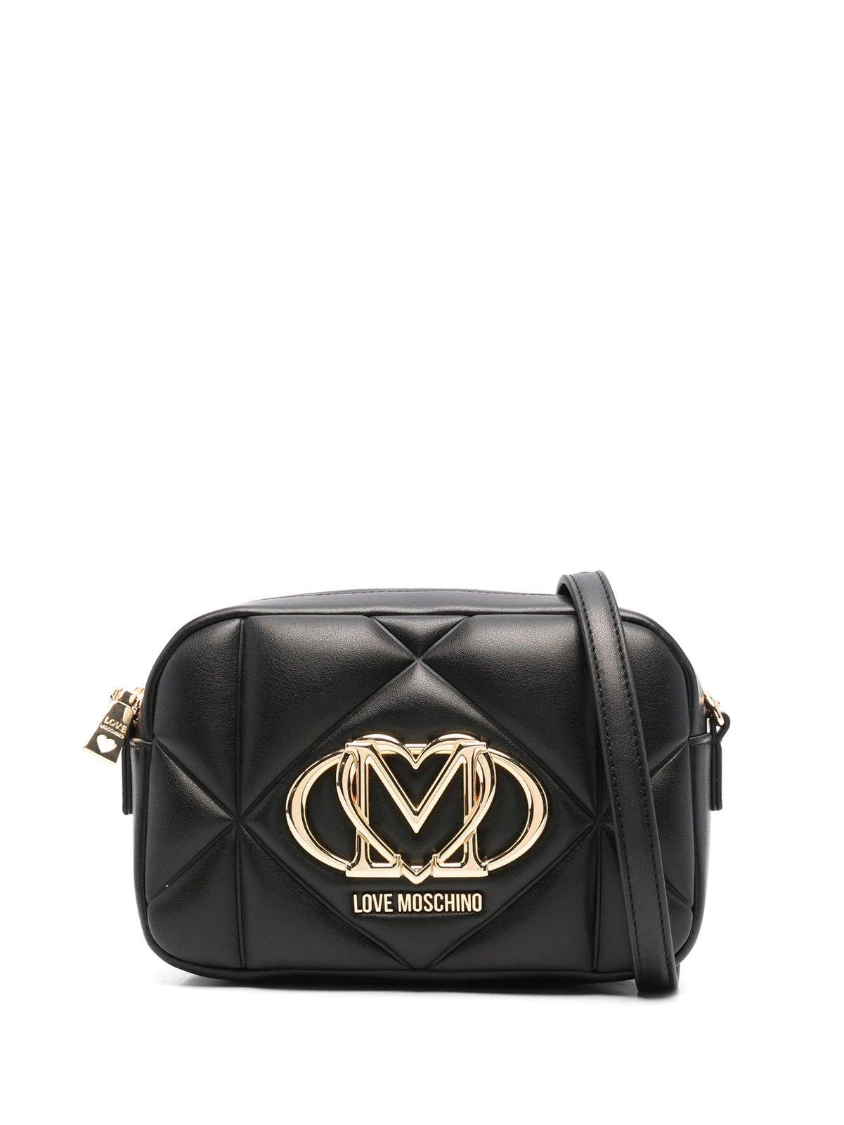 Quilted Logo Clutch