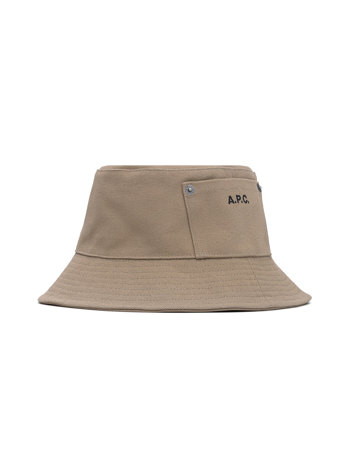 A. P.C. Logo-embroidered Wide Brim Bucket Hat Hat