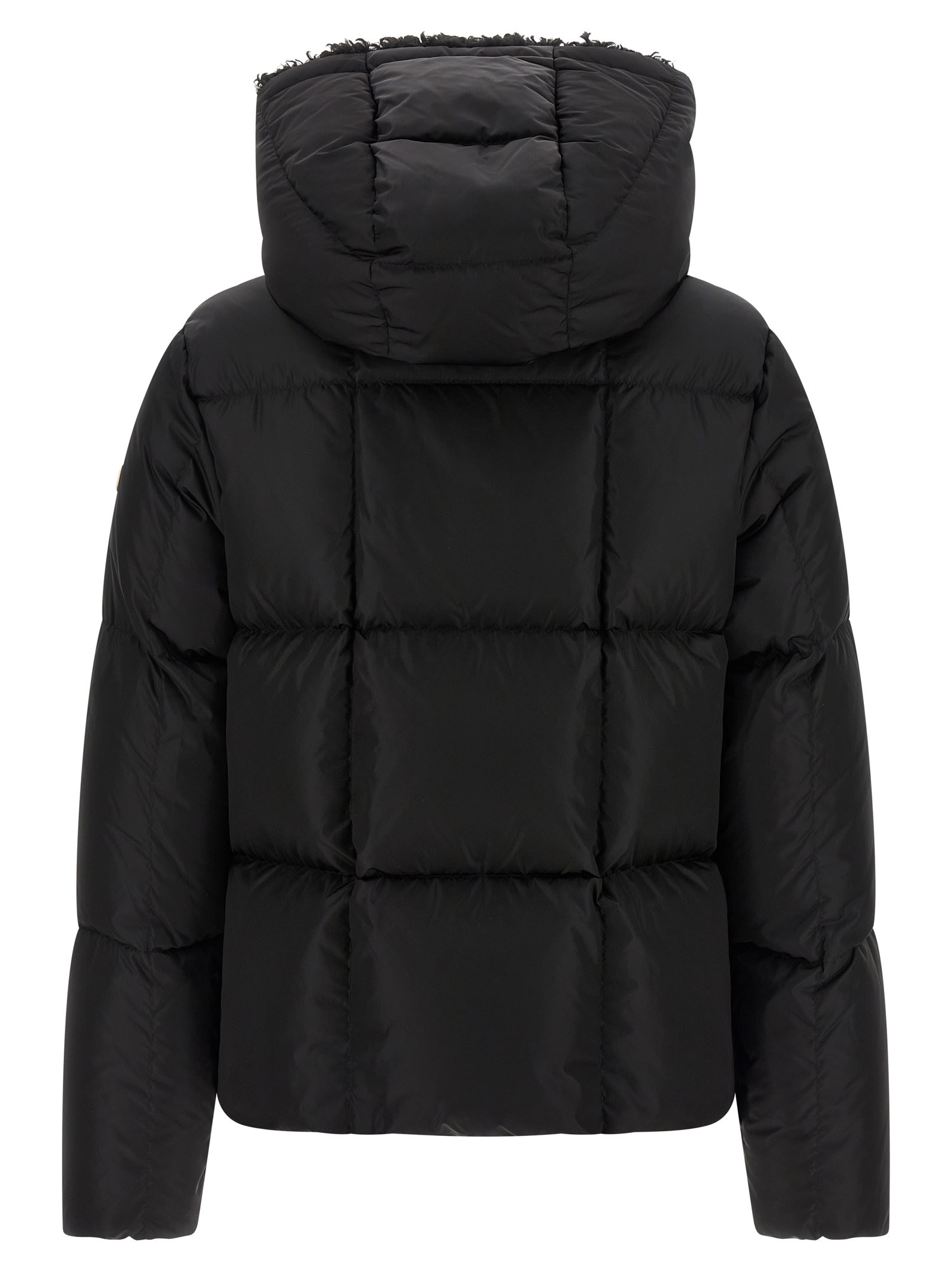 Moncler Castelnou Short Down Jacket In Black