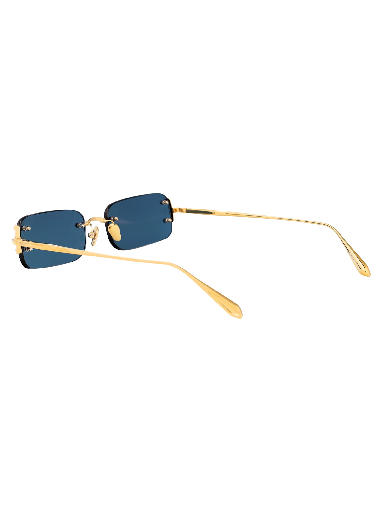 Linda Farrow Taylor Sunglasses In Blue