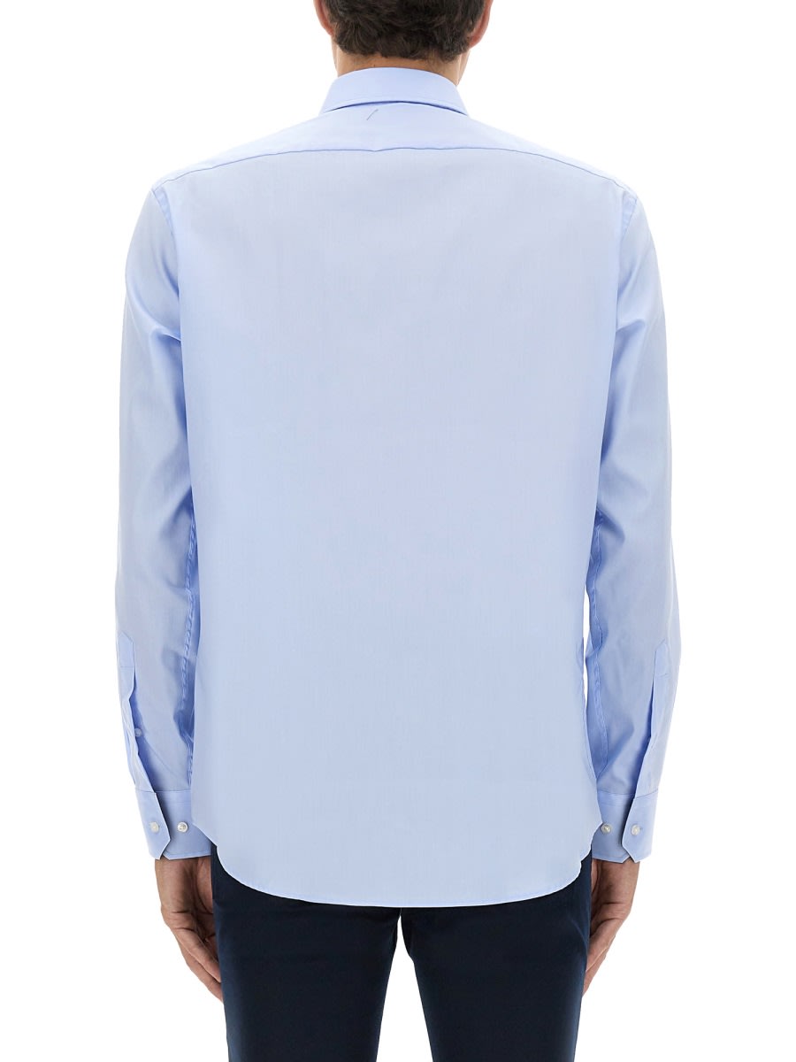 Hugo Boss Boss Poplin Shirt In Blue
