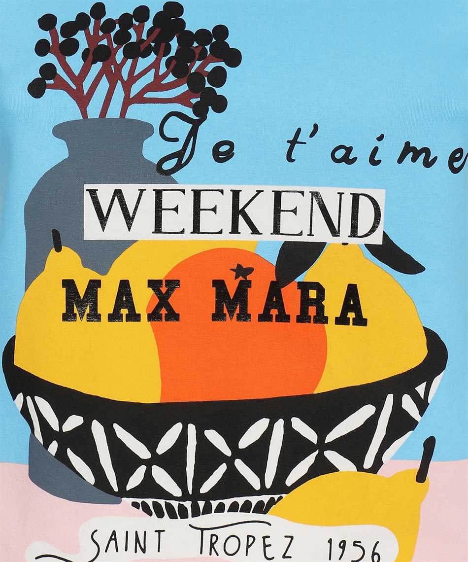 Weekend Max Mara Cotton T-shirt In White