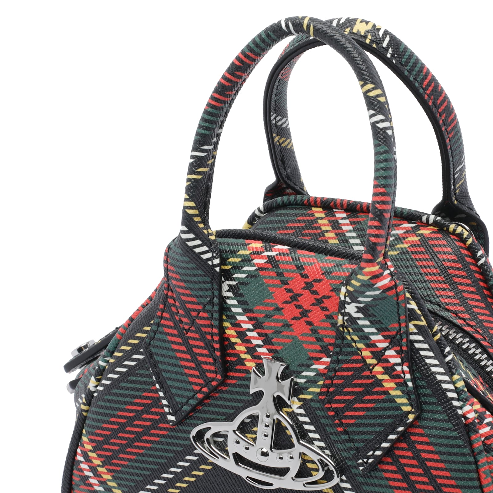Vivienne Westwood Borsa A Mano Yasmine Mini In Similpelle Stampata Donna In Multi
