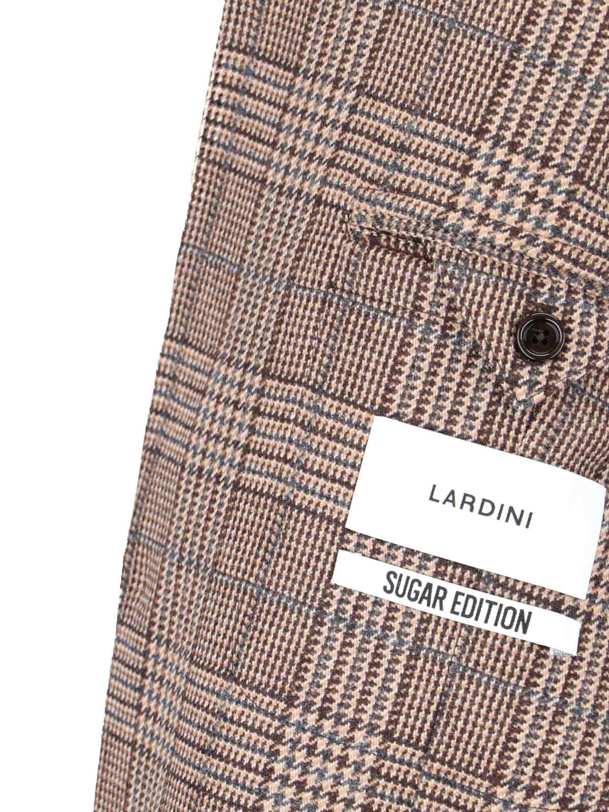 Shop Lardini Single-breasted Blazer In Brown