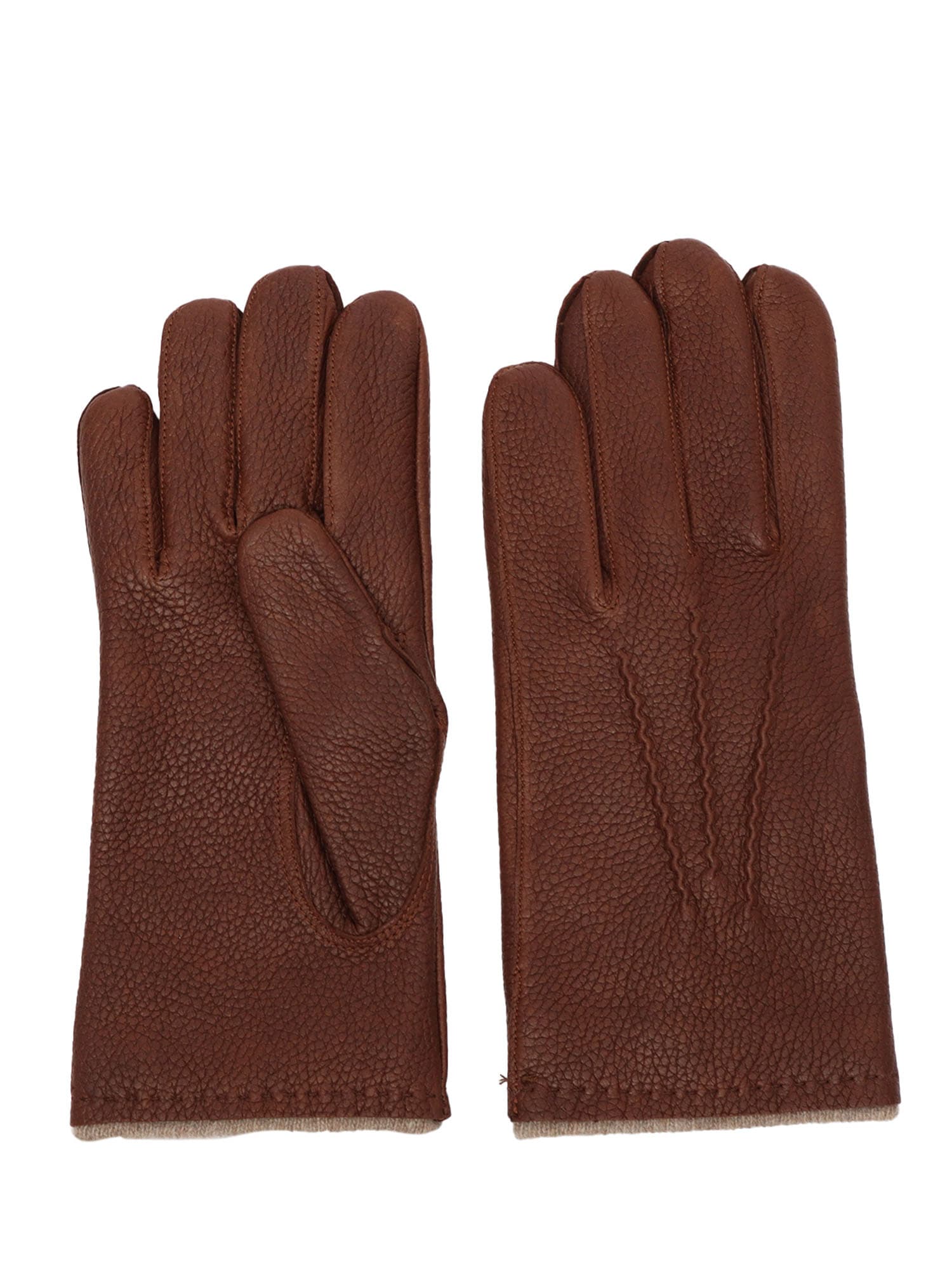 Grained Leather Gloves