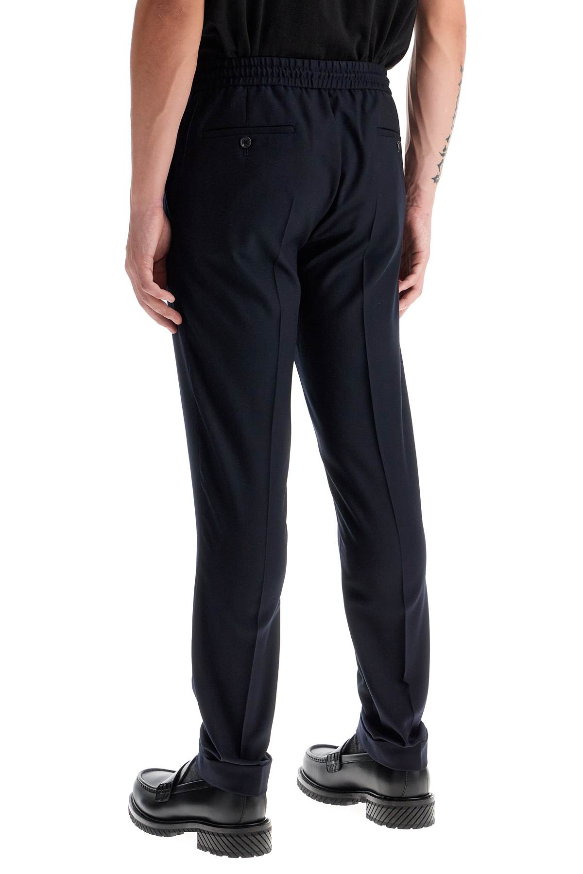 Shop Paul Smith Anti-wrinkle Pants With In Very Dark Navy (blue)