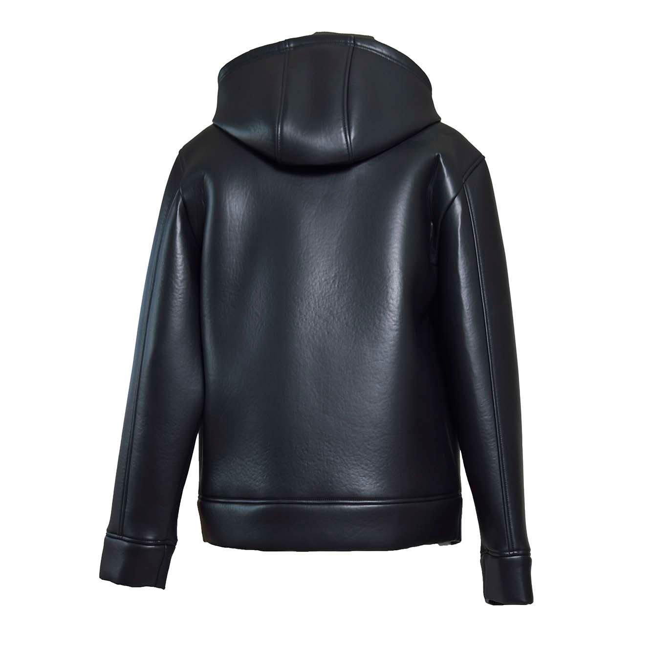 Shop Msgm Logo Embroidered Zip-up Jacket In Black