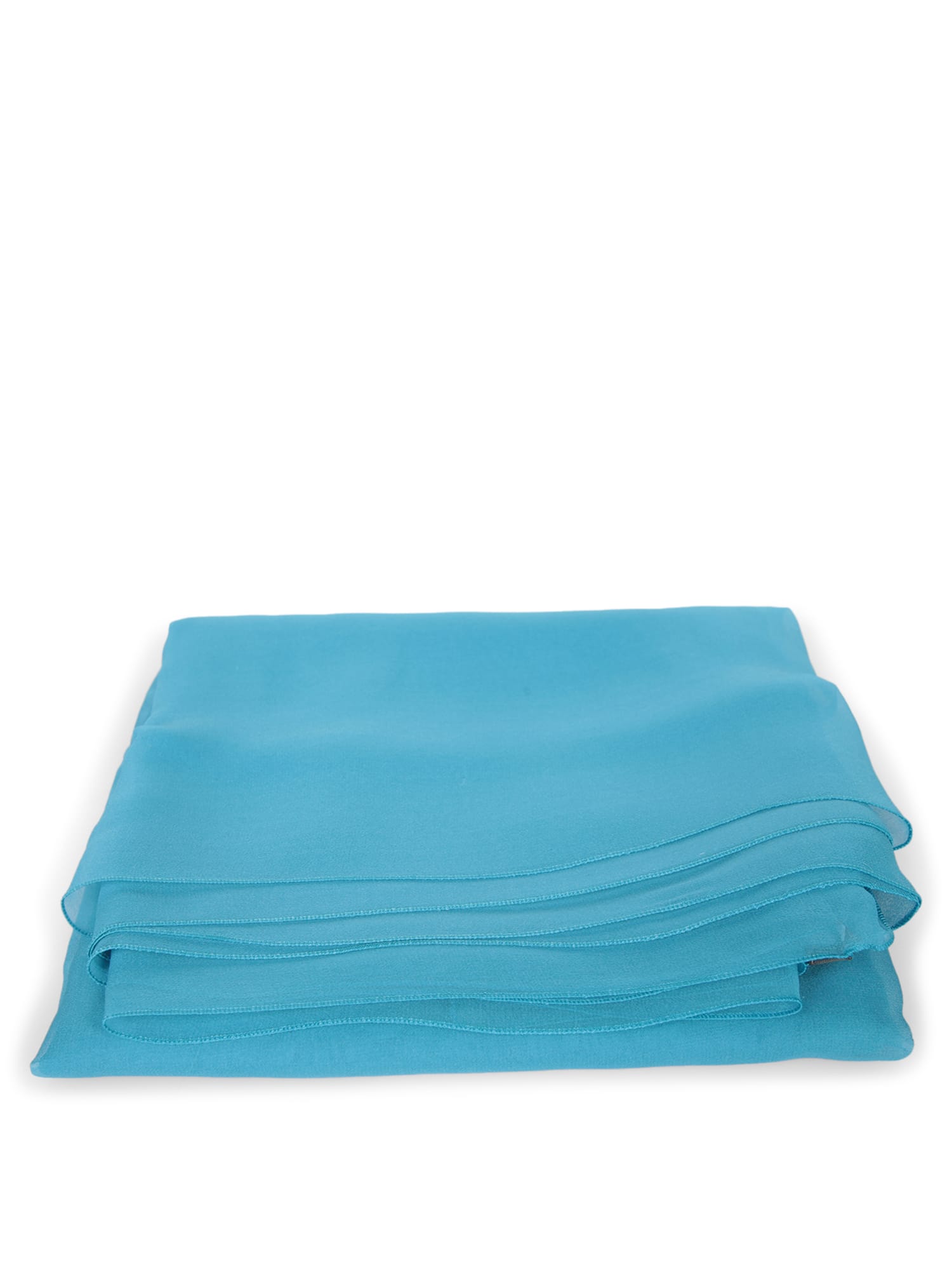 Turquoise Silk Scarf