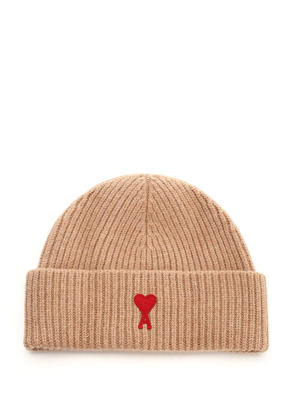 Shop Ami Alexandre Mattiussi Ami De Coeur Hat In Beige