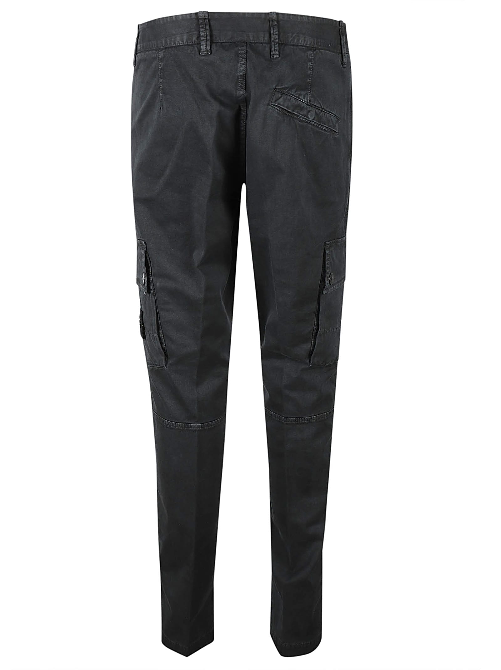 Shop Stone Island Slim Cargo Pant In Black