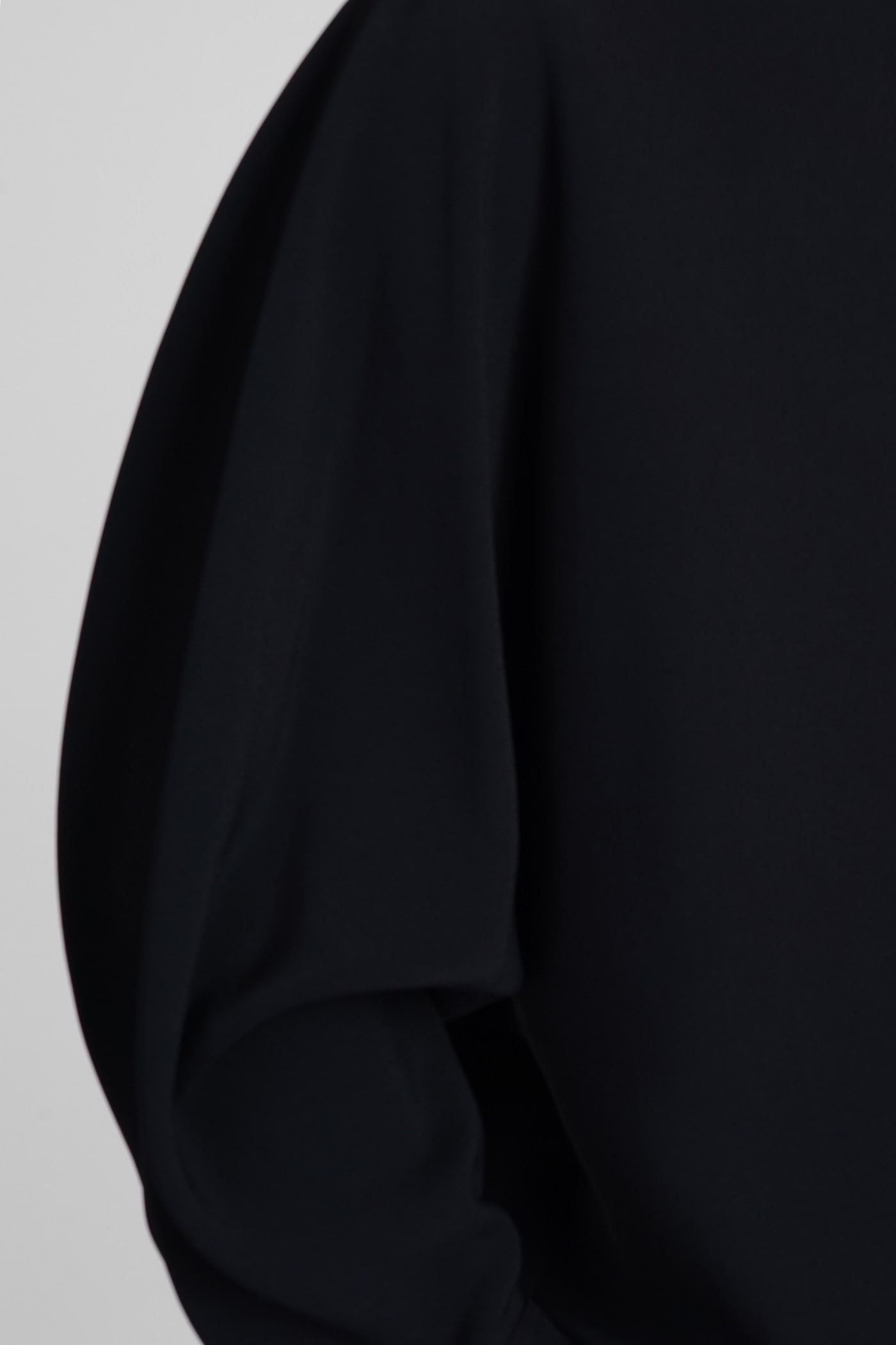 Jil Sander Relaxed-fit Viscose Blend Shirt With Button Closure In Black