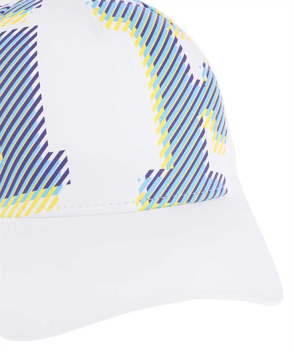 Shop Ferrari All Over Logo Baseball Cap In White