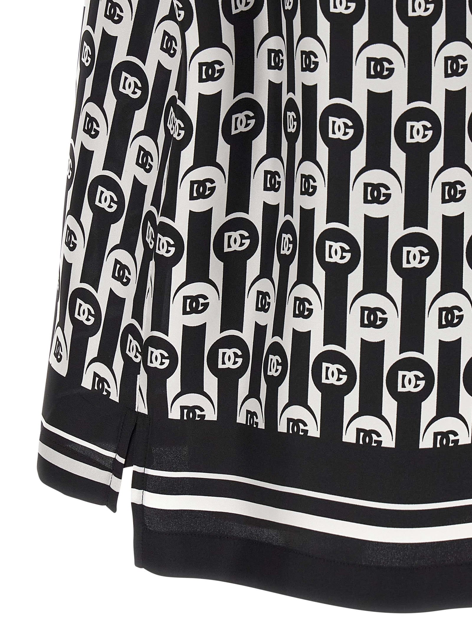 Dolce & Gabbana Personalized Wardrobe Shirt With Chest Pocket In Multi