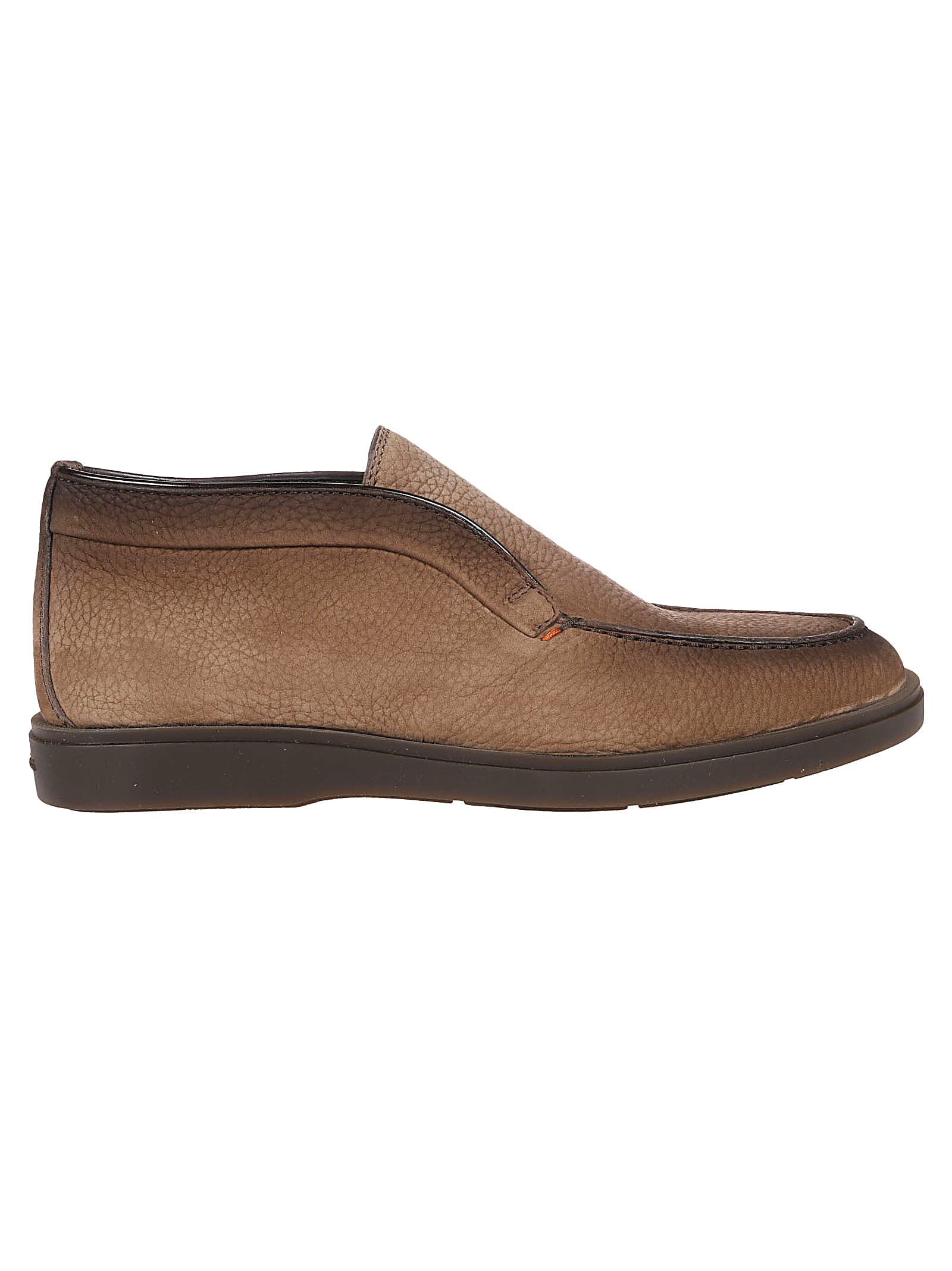 Shop Santoni Dragon Slip-on Loafers In Brown