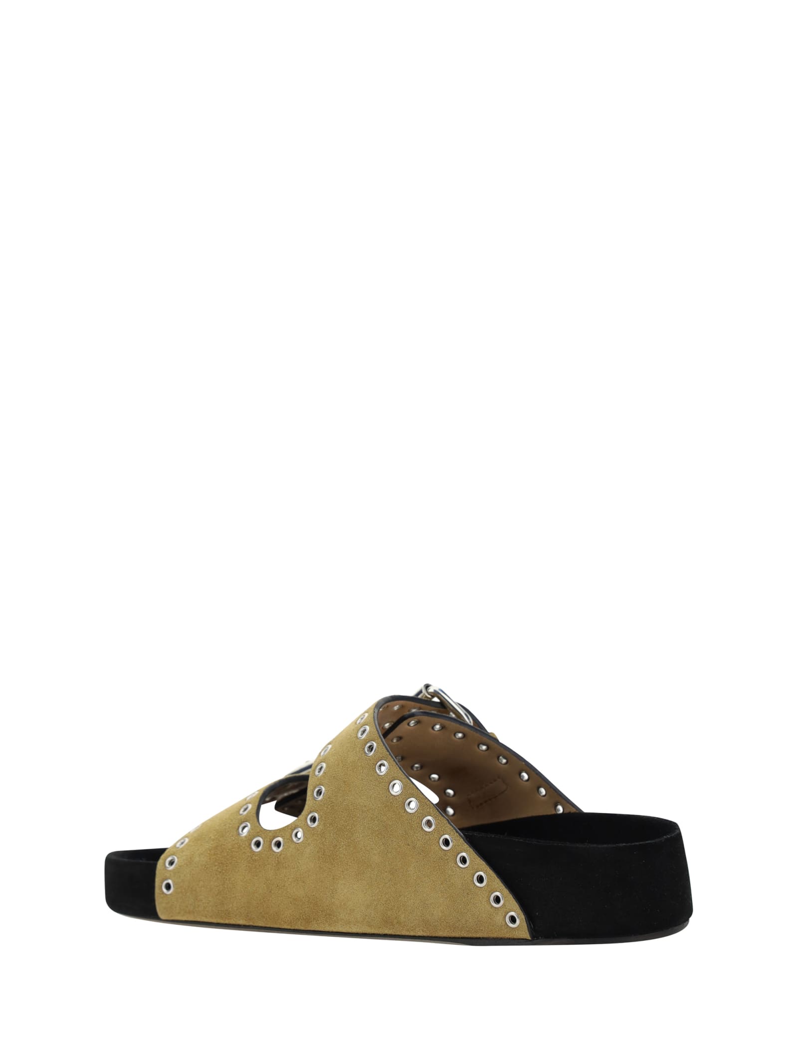 Shop Isabel Marant Sandals In Dove Grey