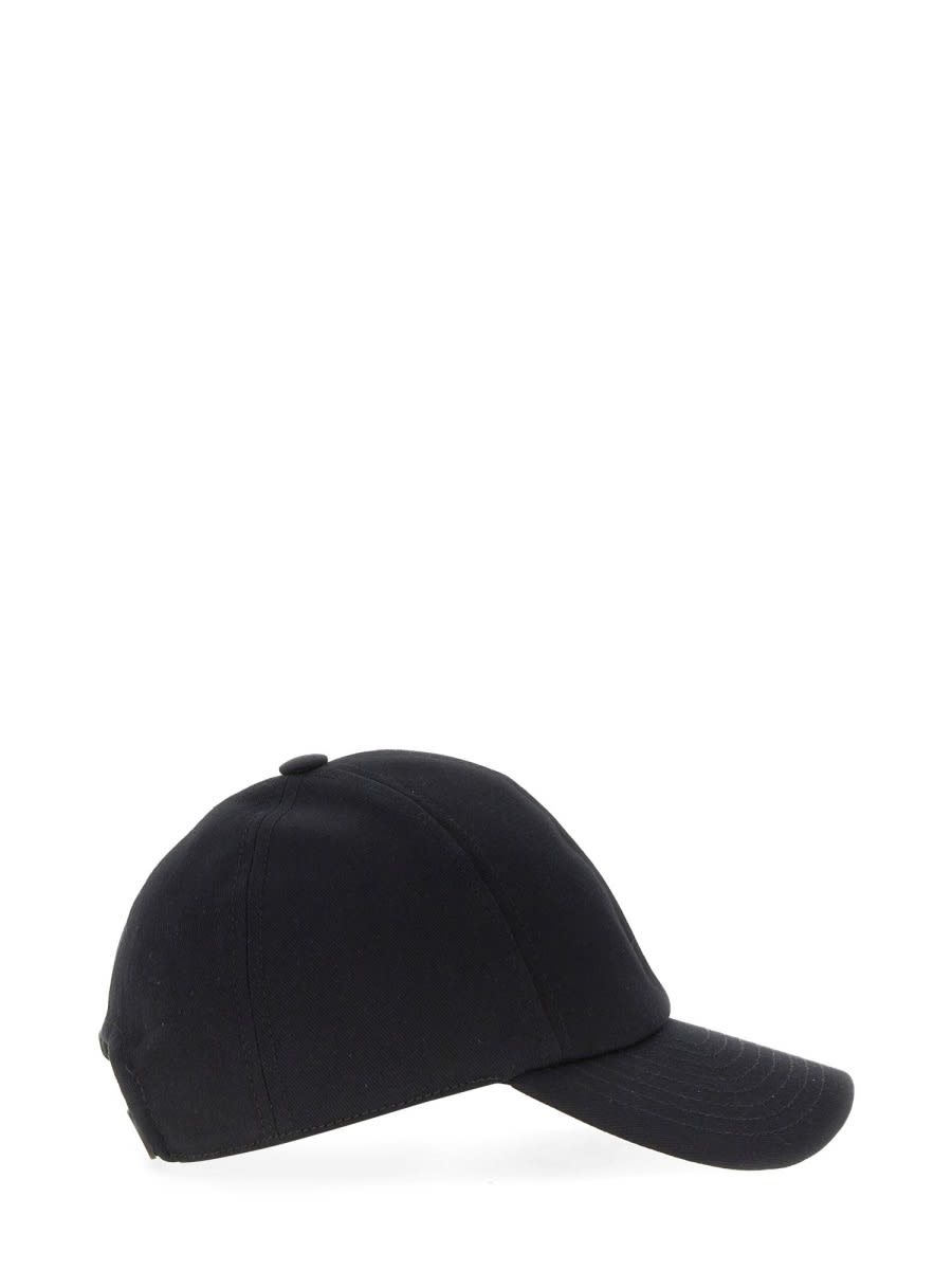 Shop Courrèges Baseball Hat In Black