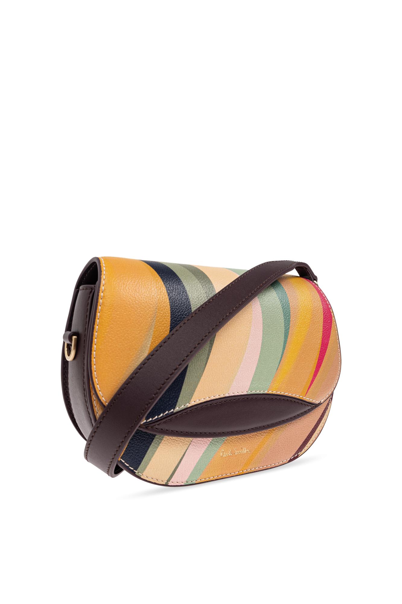Paul Smith Leather Shoulder Bag In Multi