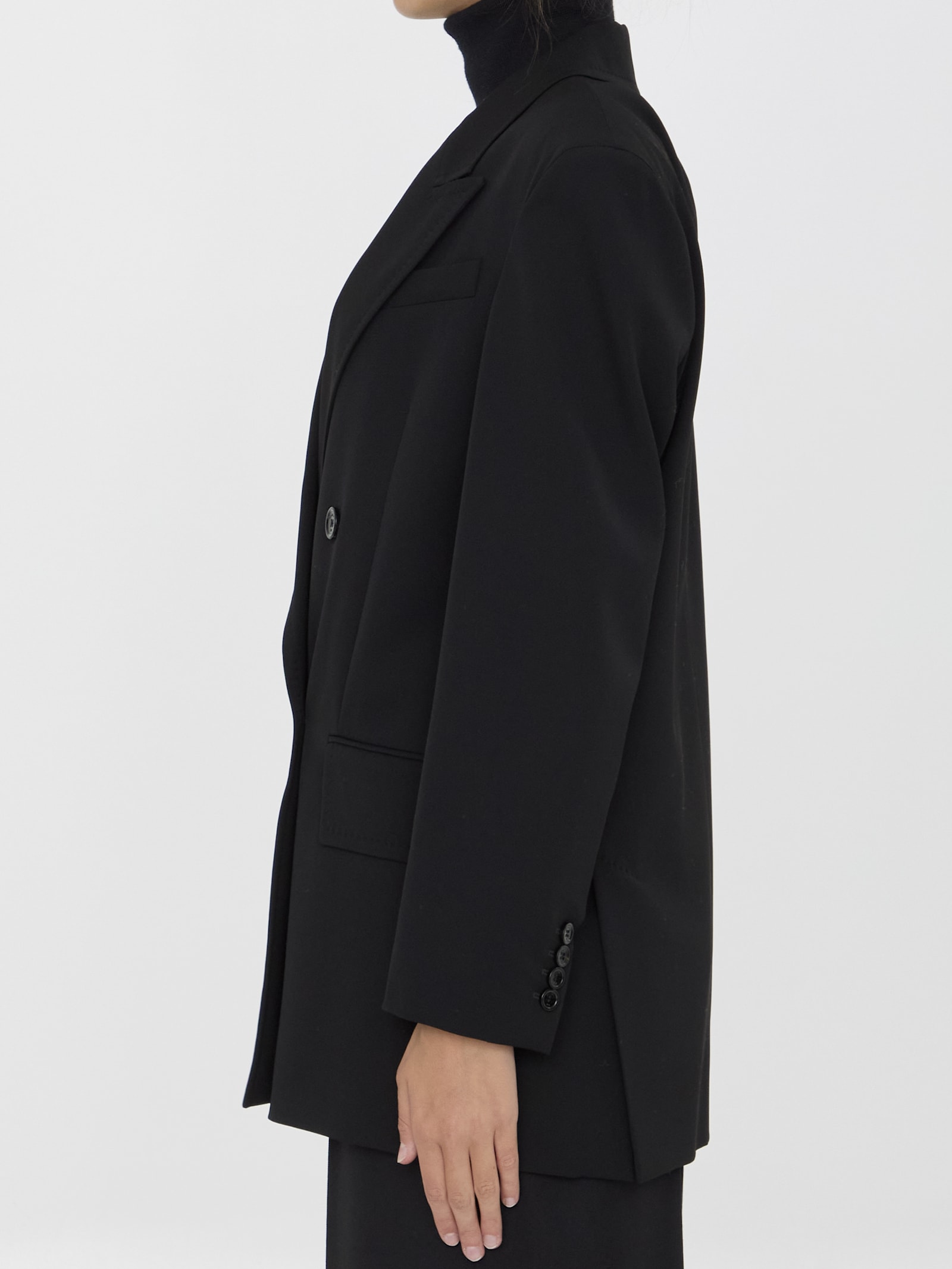 Shop Max Mara Amaca Jacket In Black