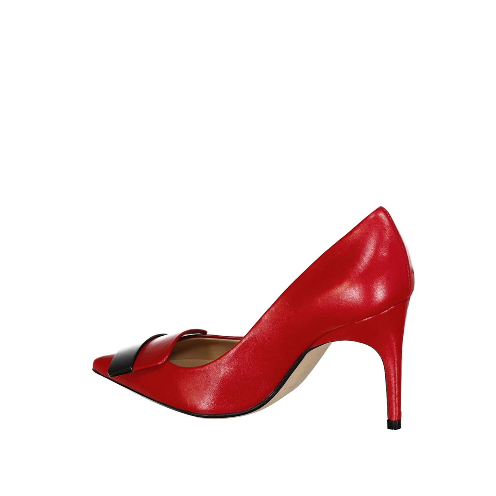 Shop Sergio Rossi 090 Leather Pumps In Red