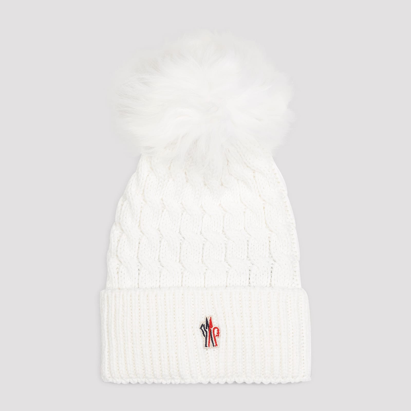 Shop Moncler Virgin Wool Hat In Multicolour