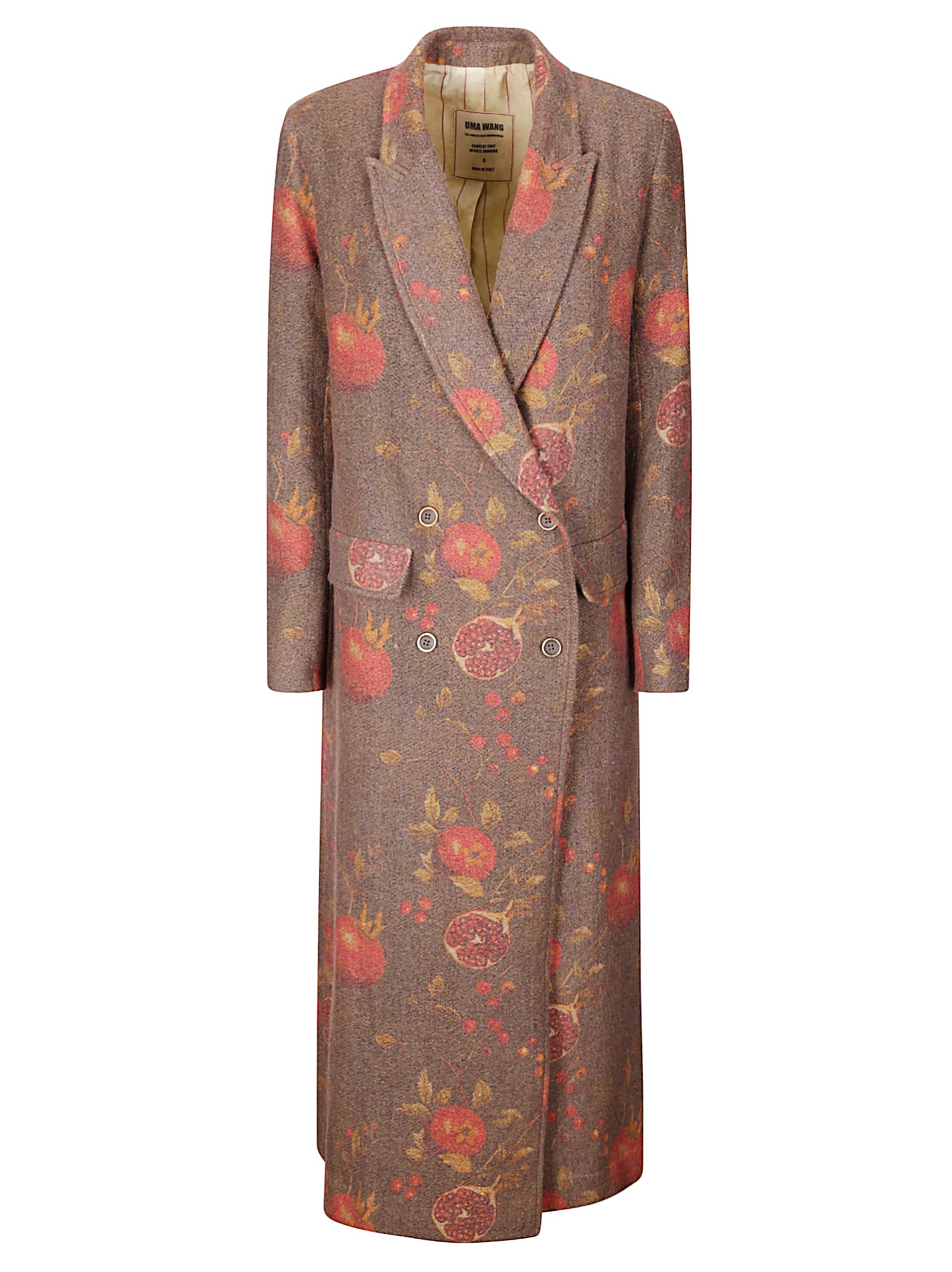 Uma Wang Camelot Coat In Multi