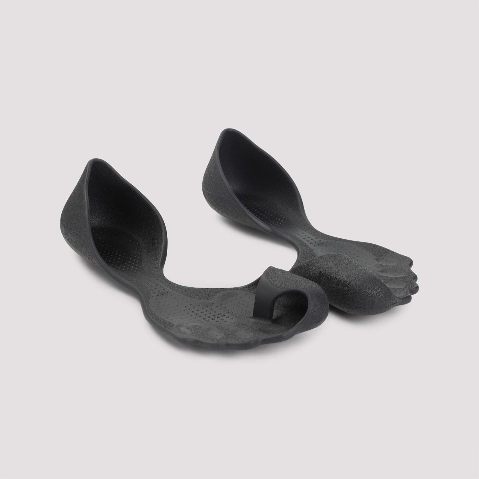 Balenciaga Black Eva Zero Sneaker Sandals In Black