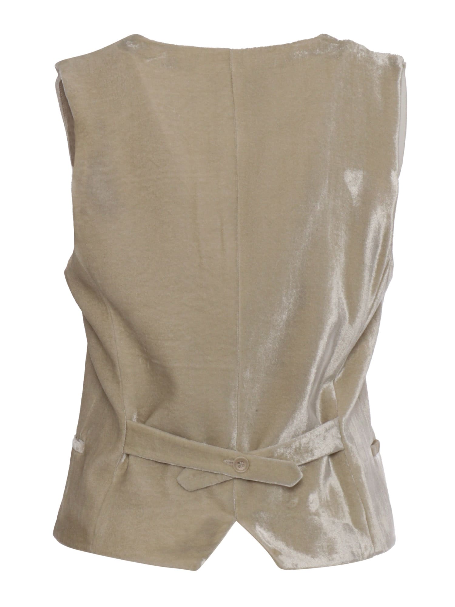 Shop P.a.r.o.s.h Vest In Beige