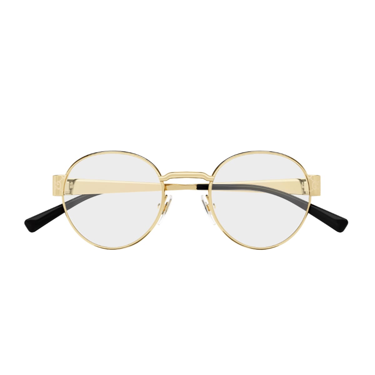 Gucci Gg1855o Linea Sign 001 Gold Glasses In White