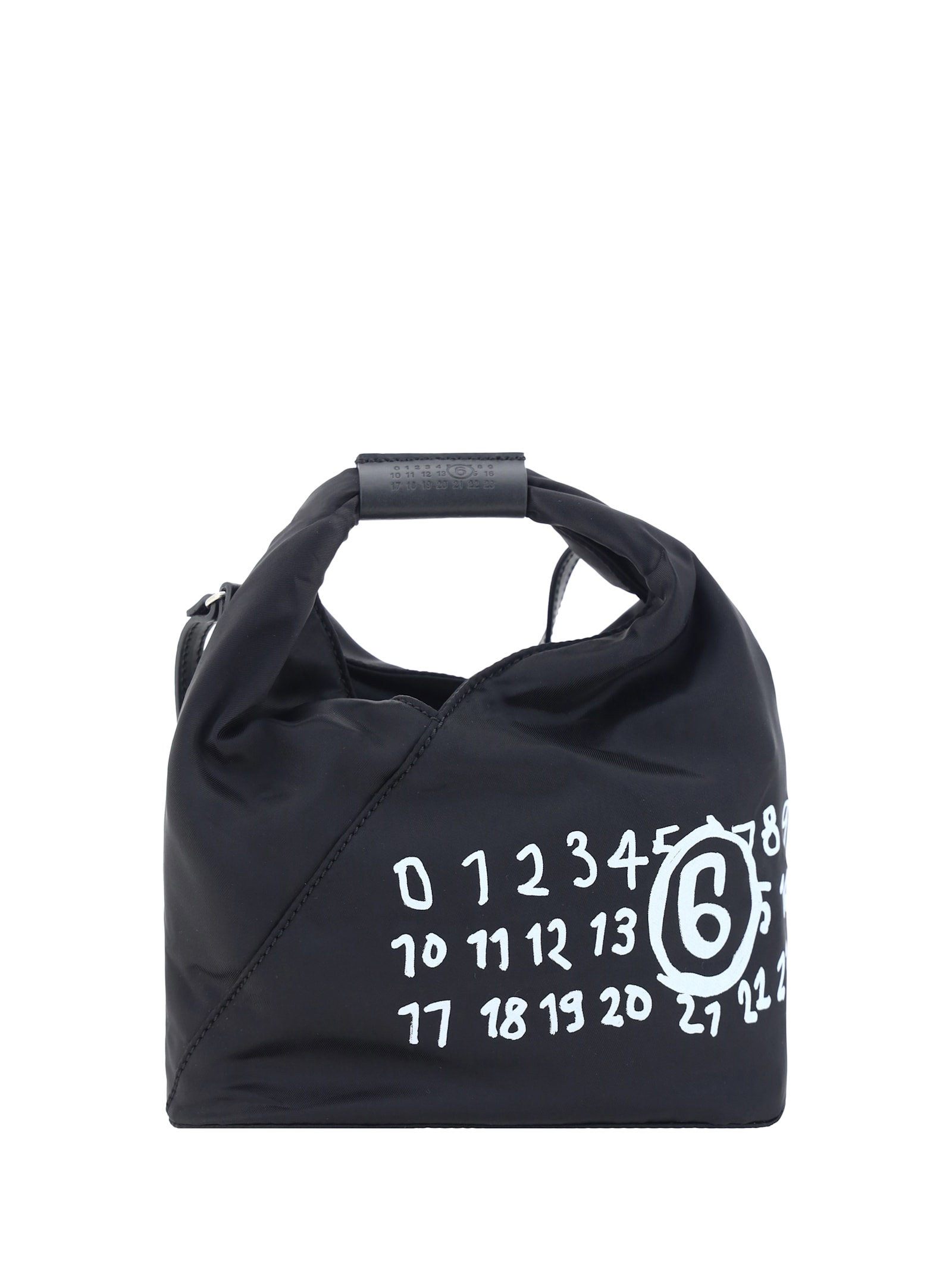 Shop Mm6 Maison Margiela Japanese Shoulder Bag In Black