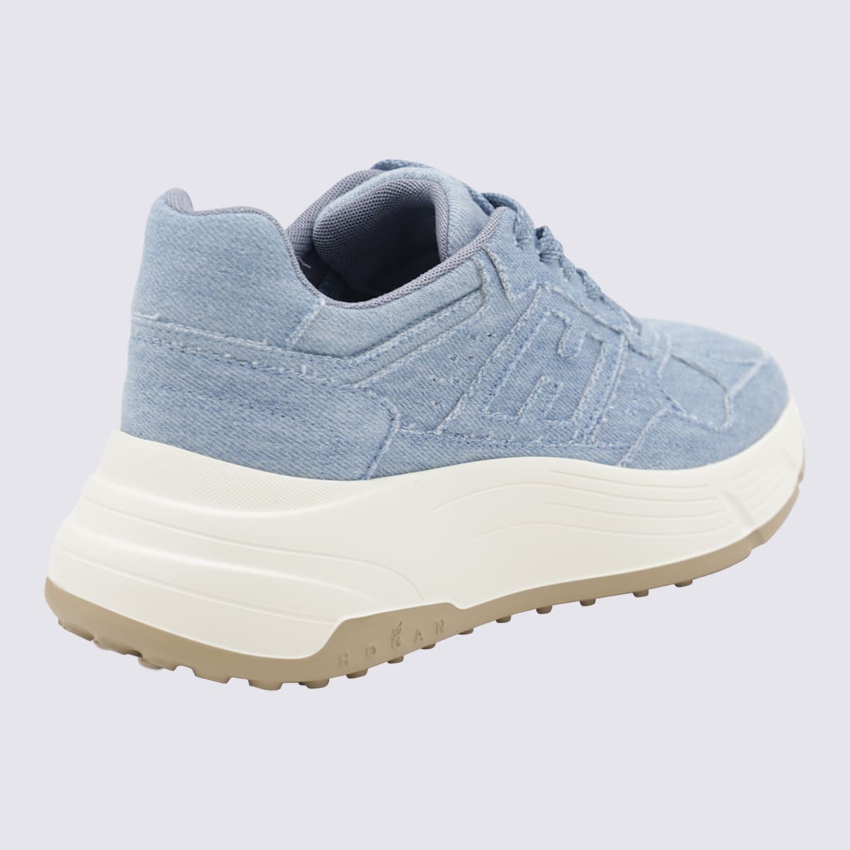 Shop Hogan Blue Sneakers In Ashley Blue