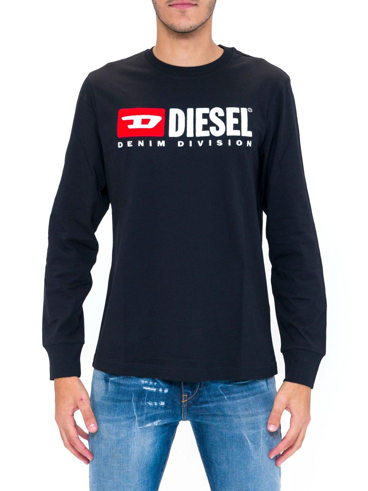 Diesel Logo-printed Crewneck Sweatshirt