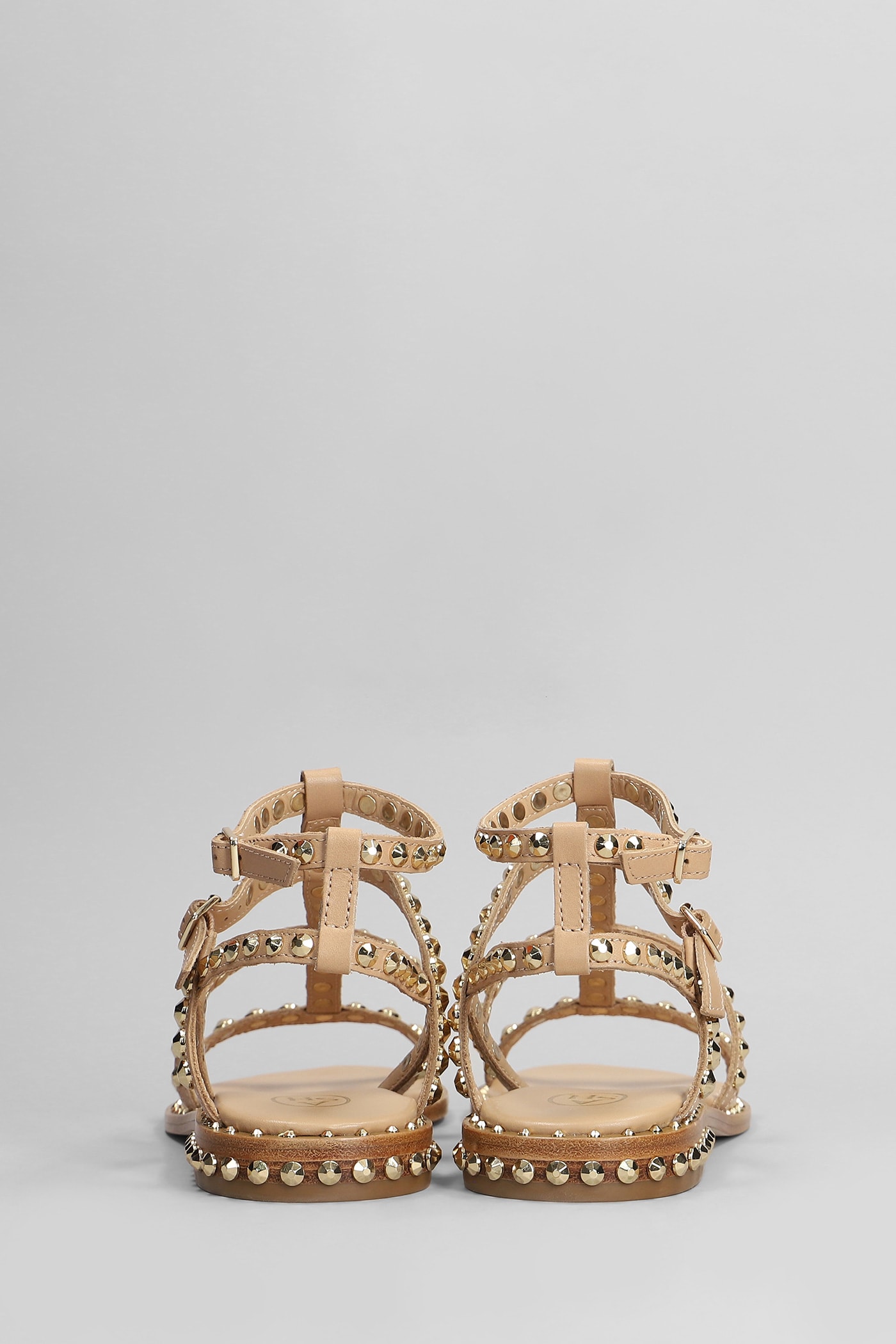 Ash Precious Flats In Powder Leather In Powder