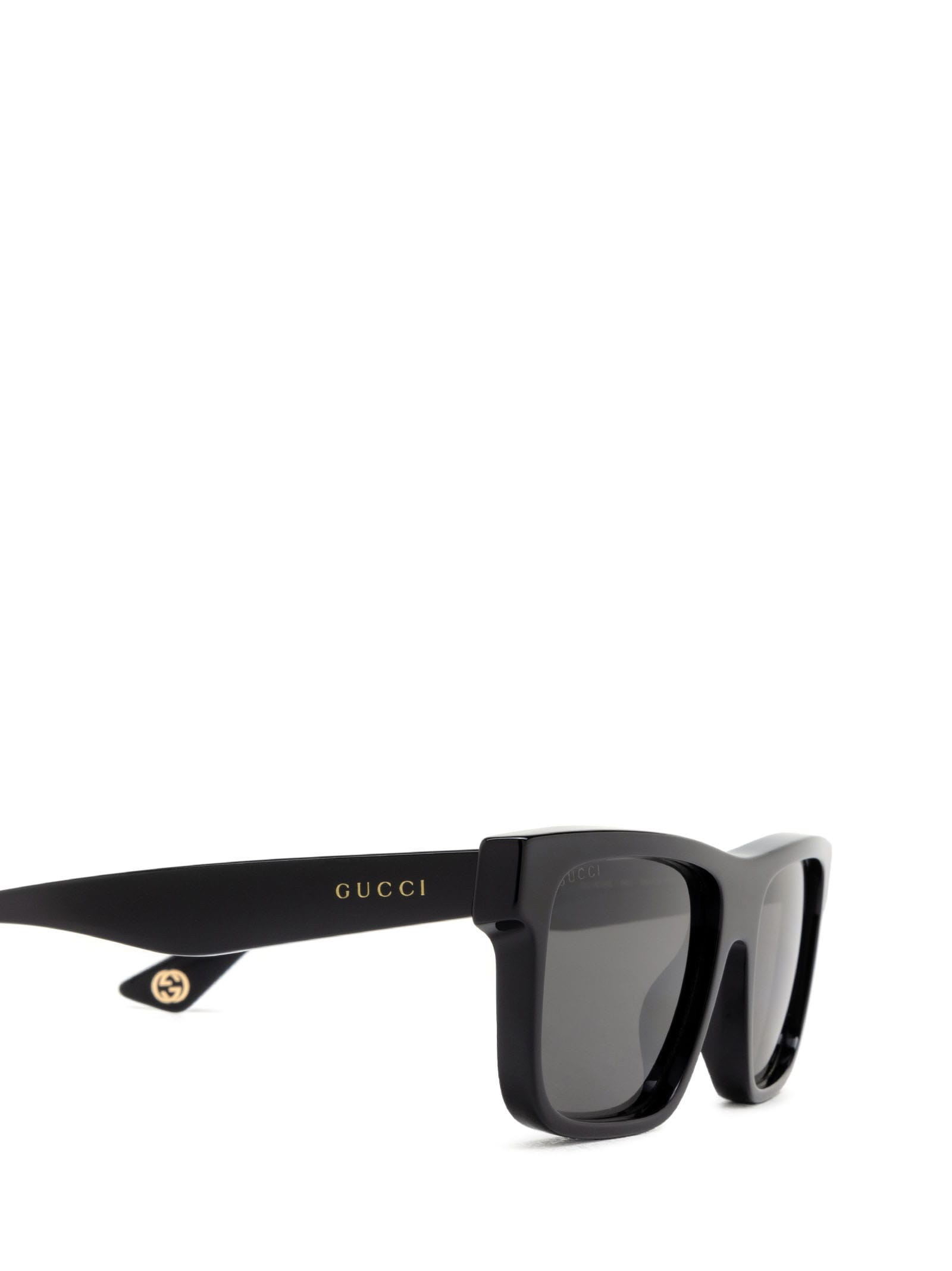 Shop Gucci Gg1618s Black Sunglasses