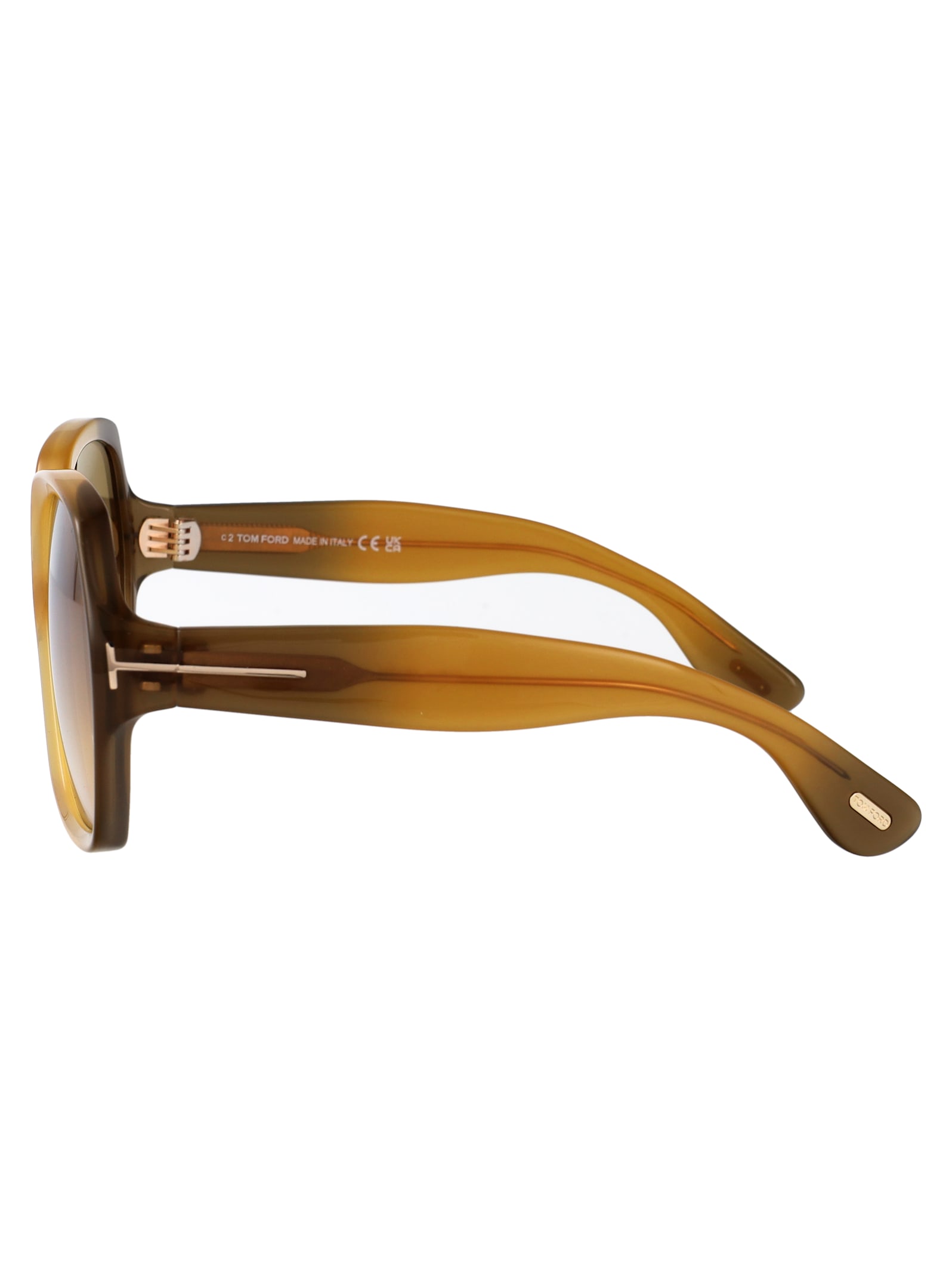 Tom Ford Saffron Sunglasses In Brown