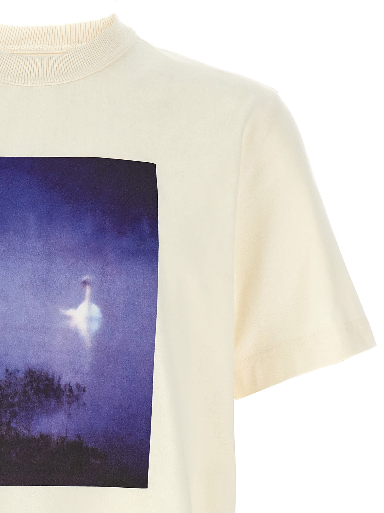 BARBOUR BARBOUR X NOAH ARCHIVE CON CIGNO T-SHIRT