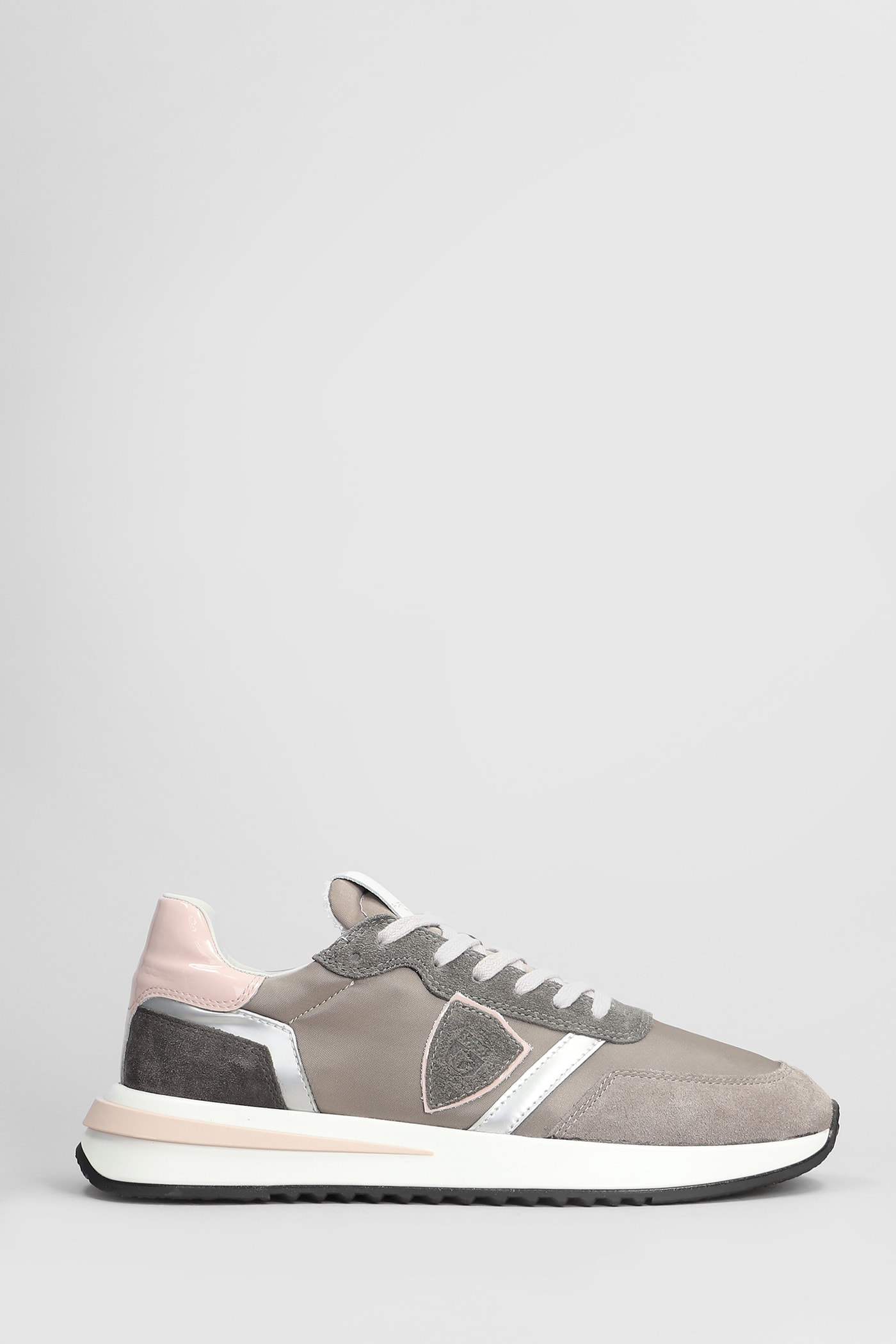 Tropez 2.1 Sneakers In Taupe Suede And Fabric