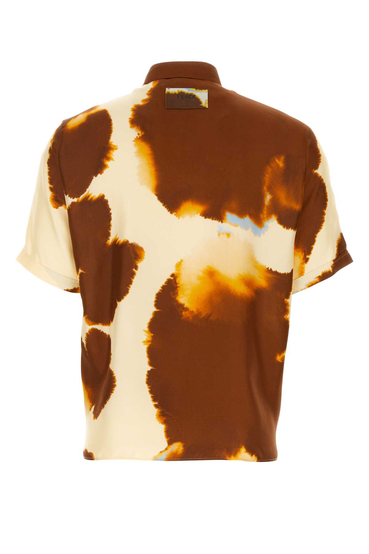 Fendi Printed Satin Shirt In F0pkl