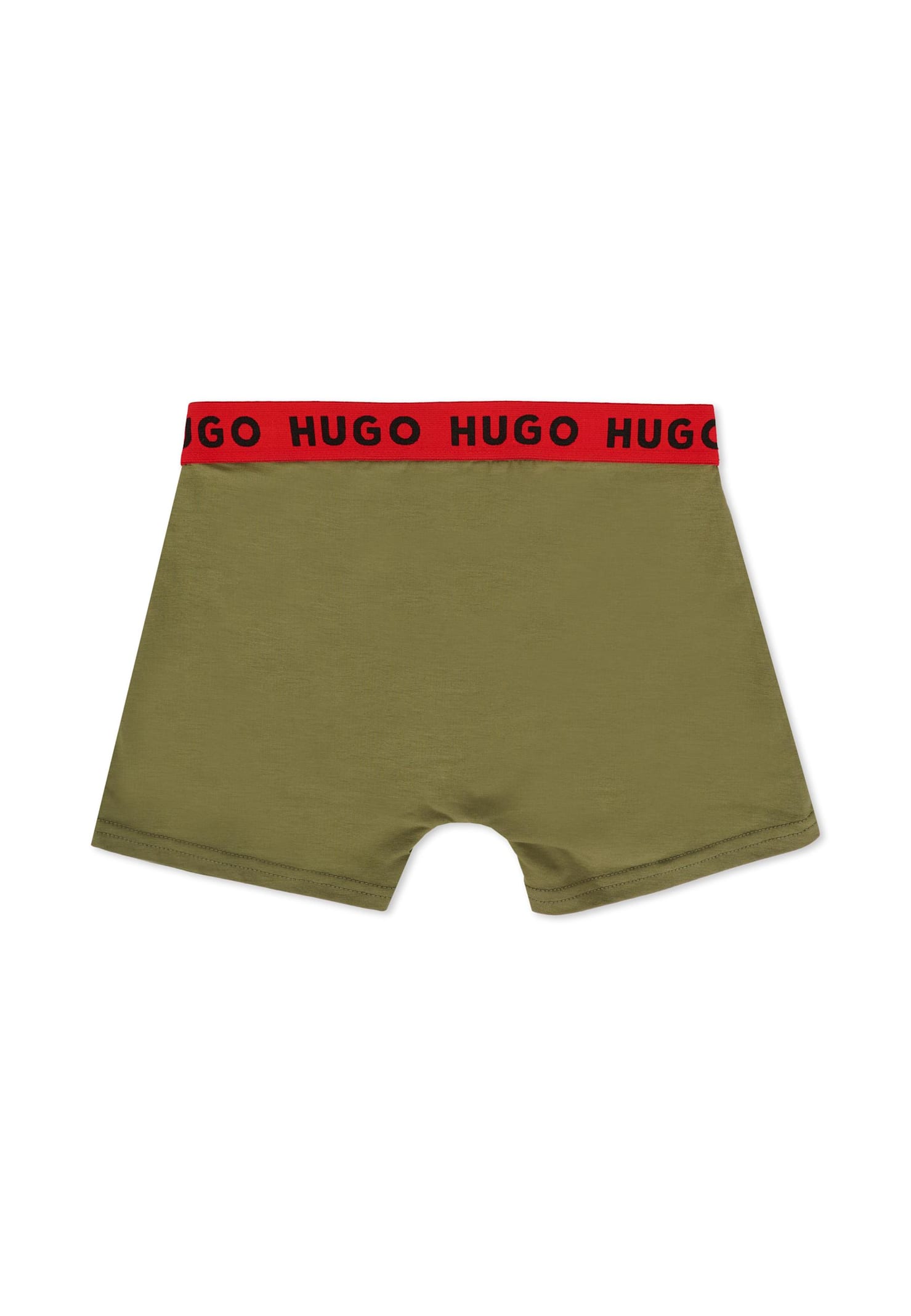 Hugo Boss Logo-waistband Boxer Set (set Of Two) In Black