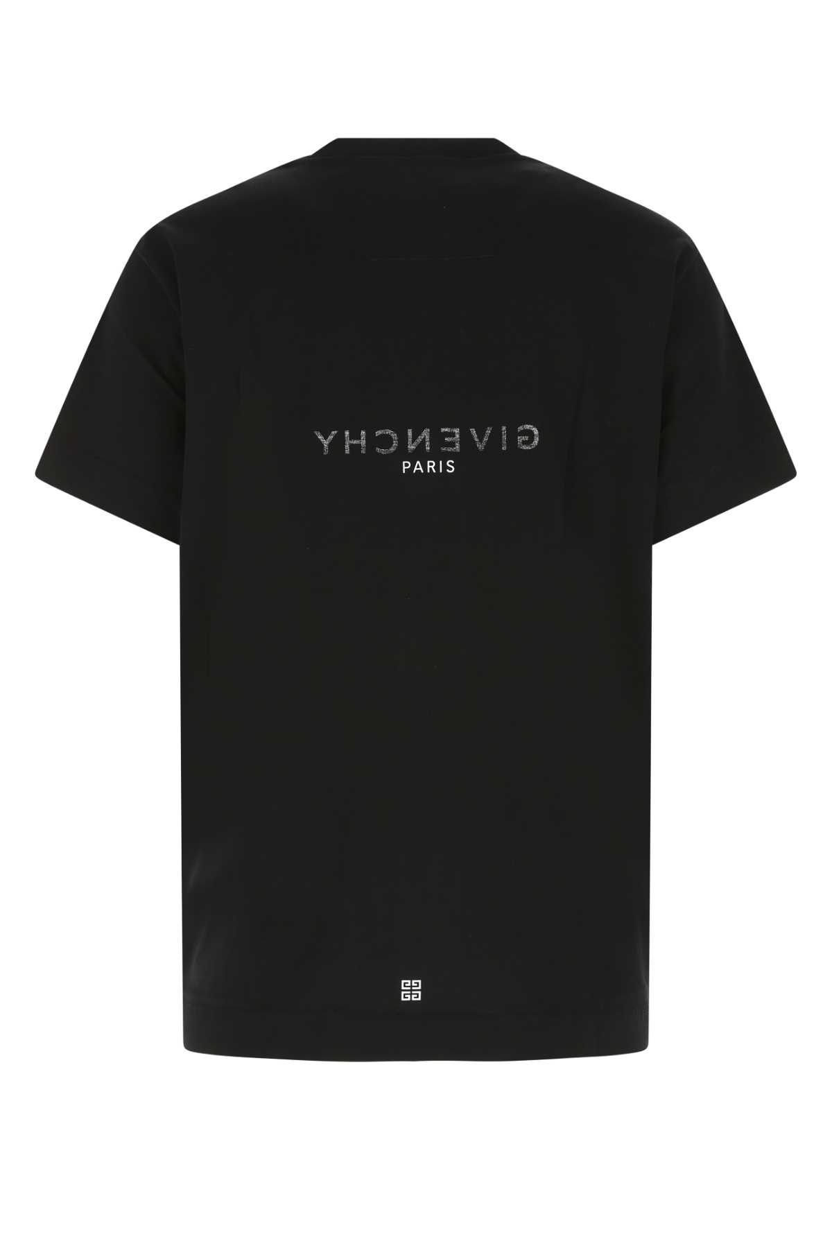 Shop Givenchy Black Cotton Oversize T-shirt In 1