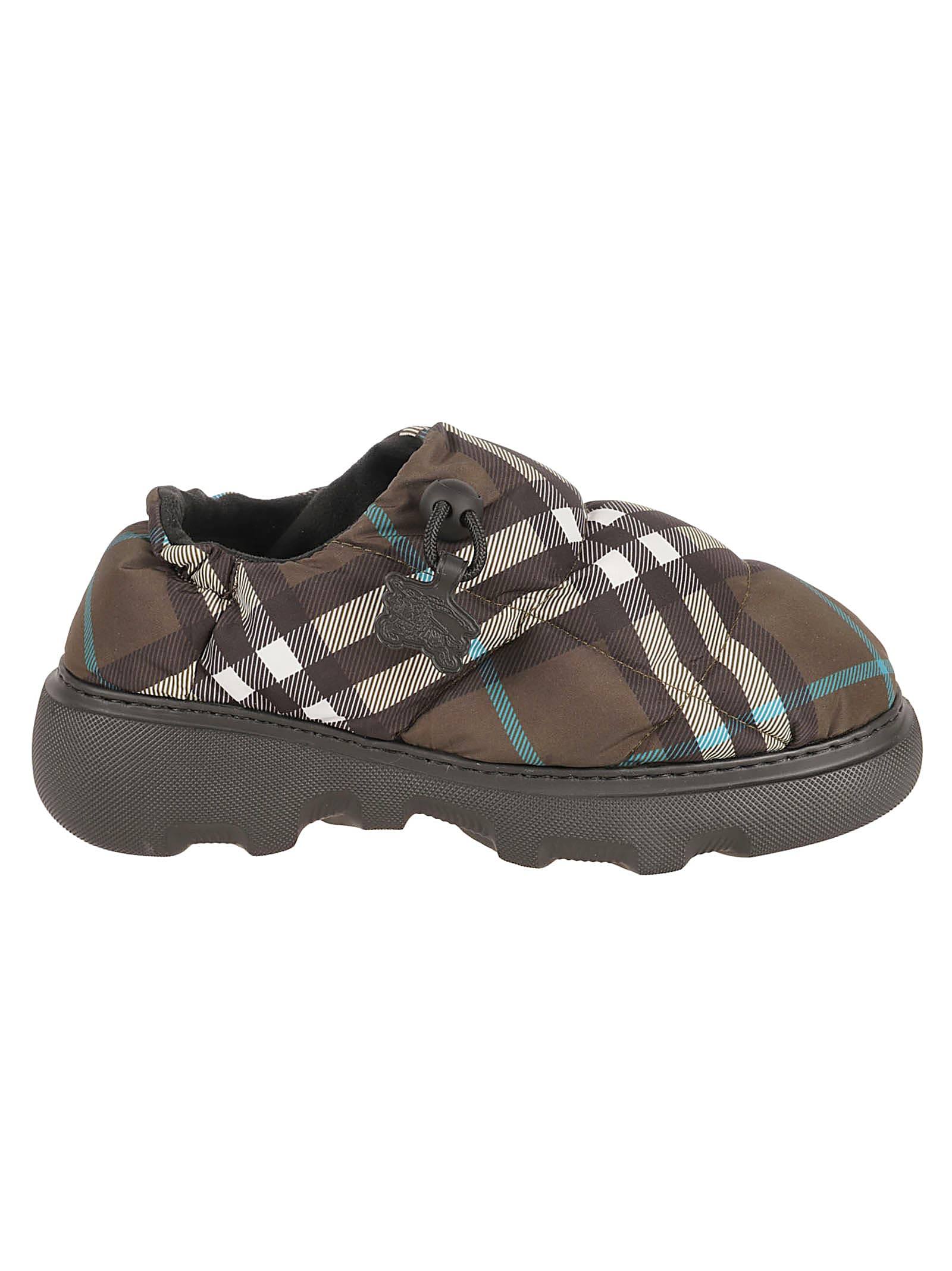 Shop Burberry Fabric Rubber Sole Sneakers In Snug Ip Check