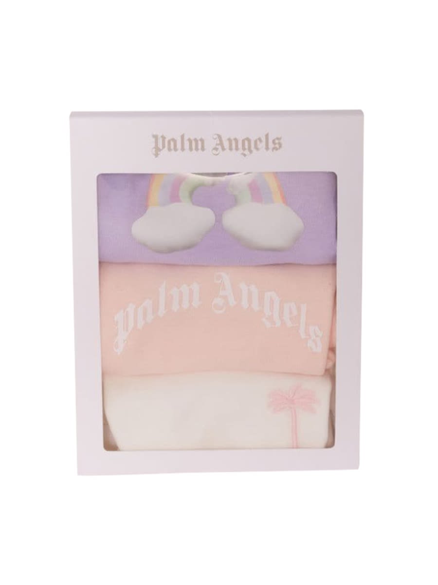 Shop Palm Angels Tri-pack Body In Multicolour