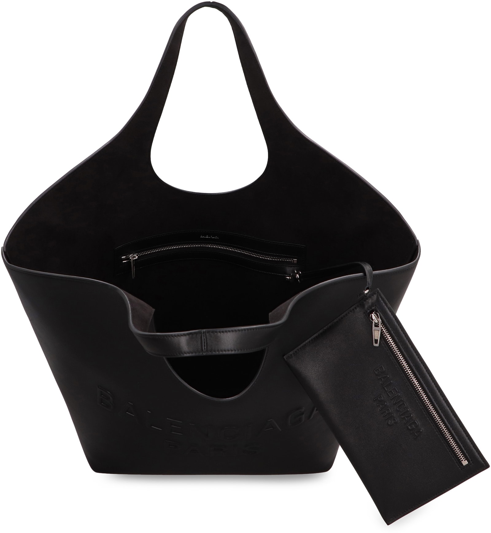 Balenciaga Sac Cabas Mary Kate - - Cuir - Noir In Black