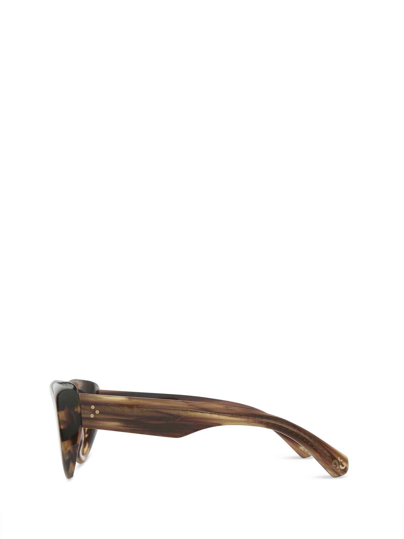 Shop Mr Leight Reveler S Koa-antique Gold Sunglasses