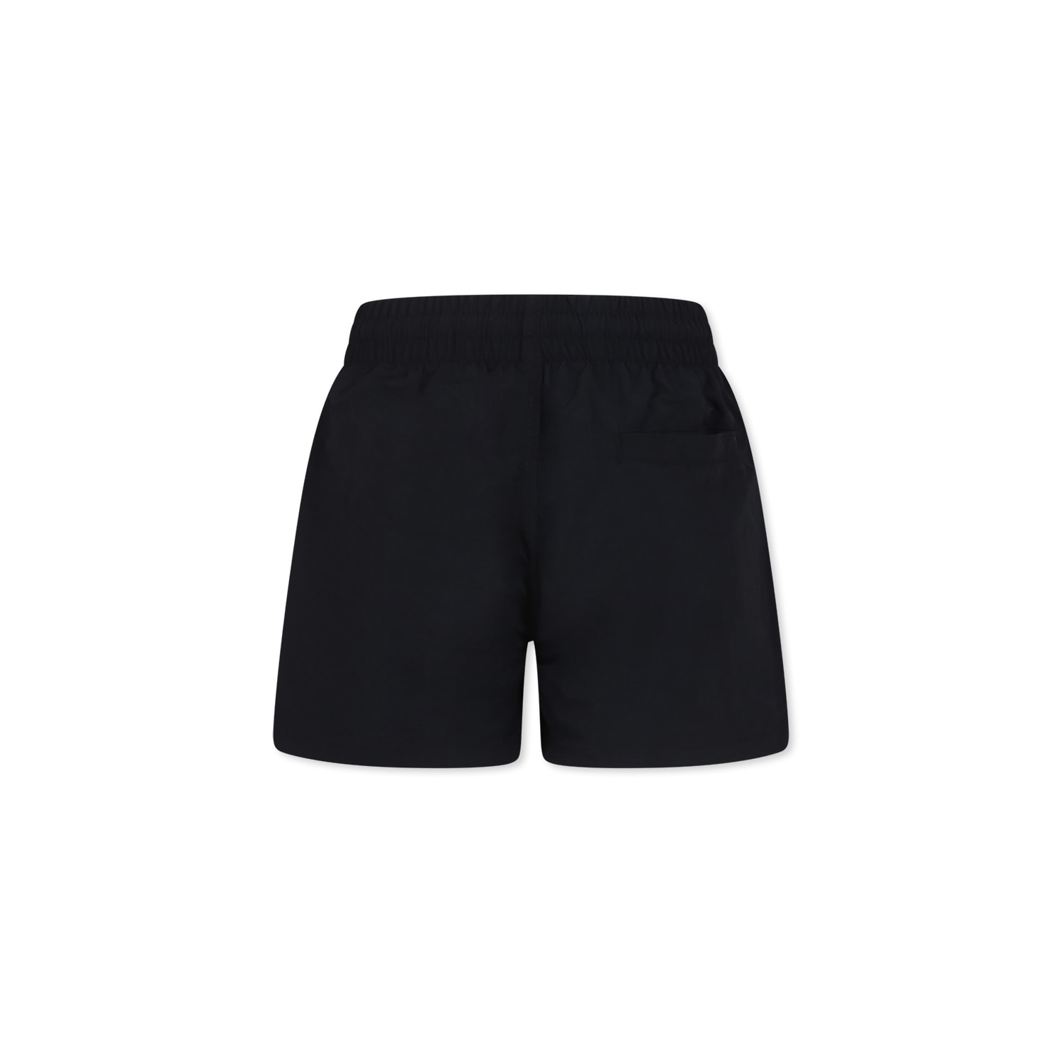 Molo Black Swimsuit For Boy With Logo In Black