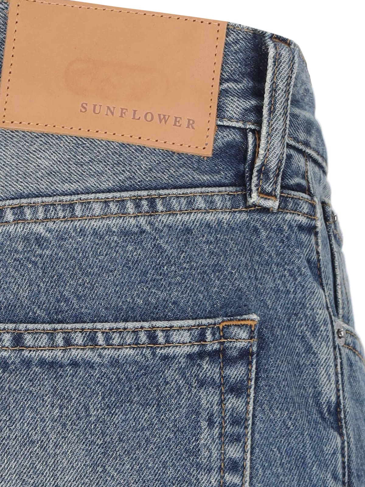 Shop Sunflower Straight Jeans In Blue