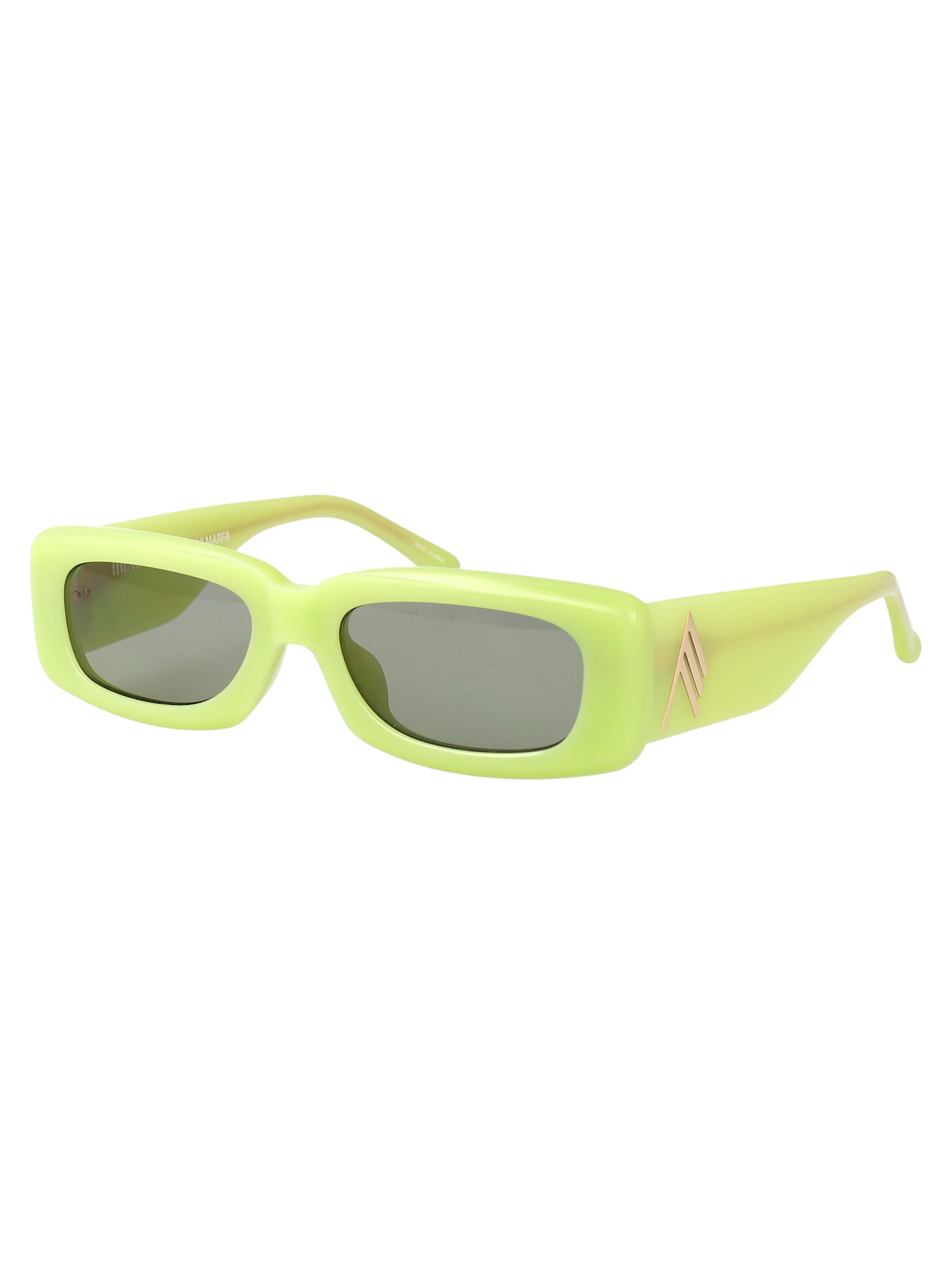 Attico Mini Marfa Sunglasses In Green