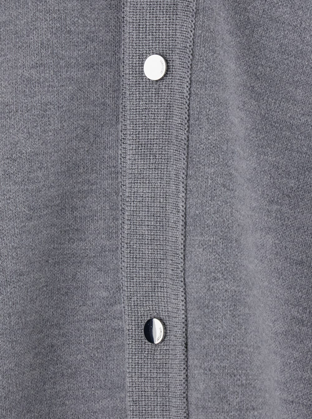 Jacquemus Men Le Cardigan Doppio In Gray
